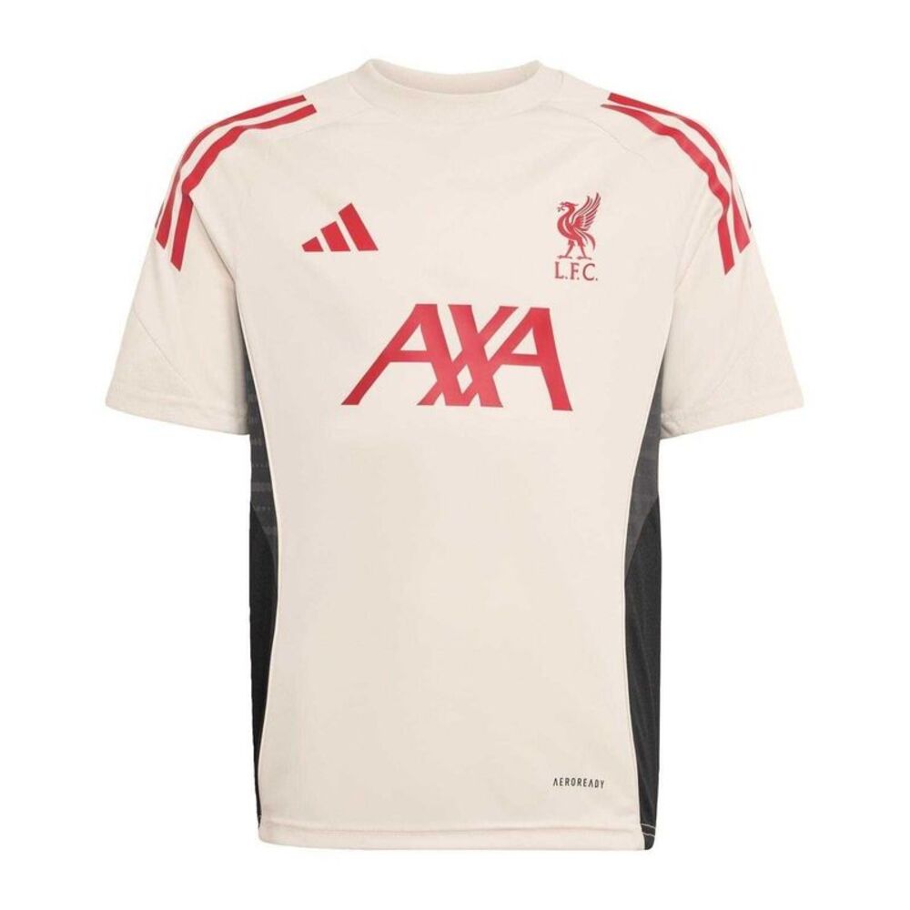Liverpool FC Boys 2025/2026 Adidas T-Shirt / White